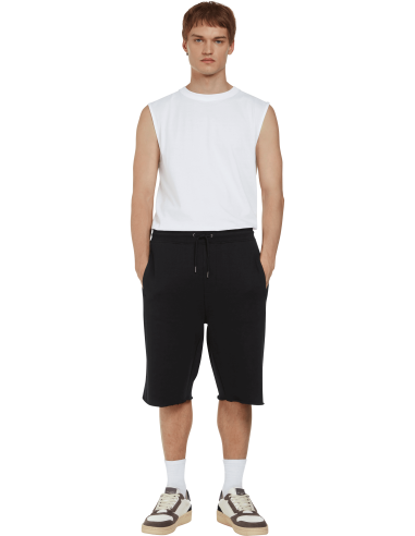 EPF-EP344-Raw Hem Sweat Shorts
